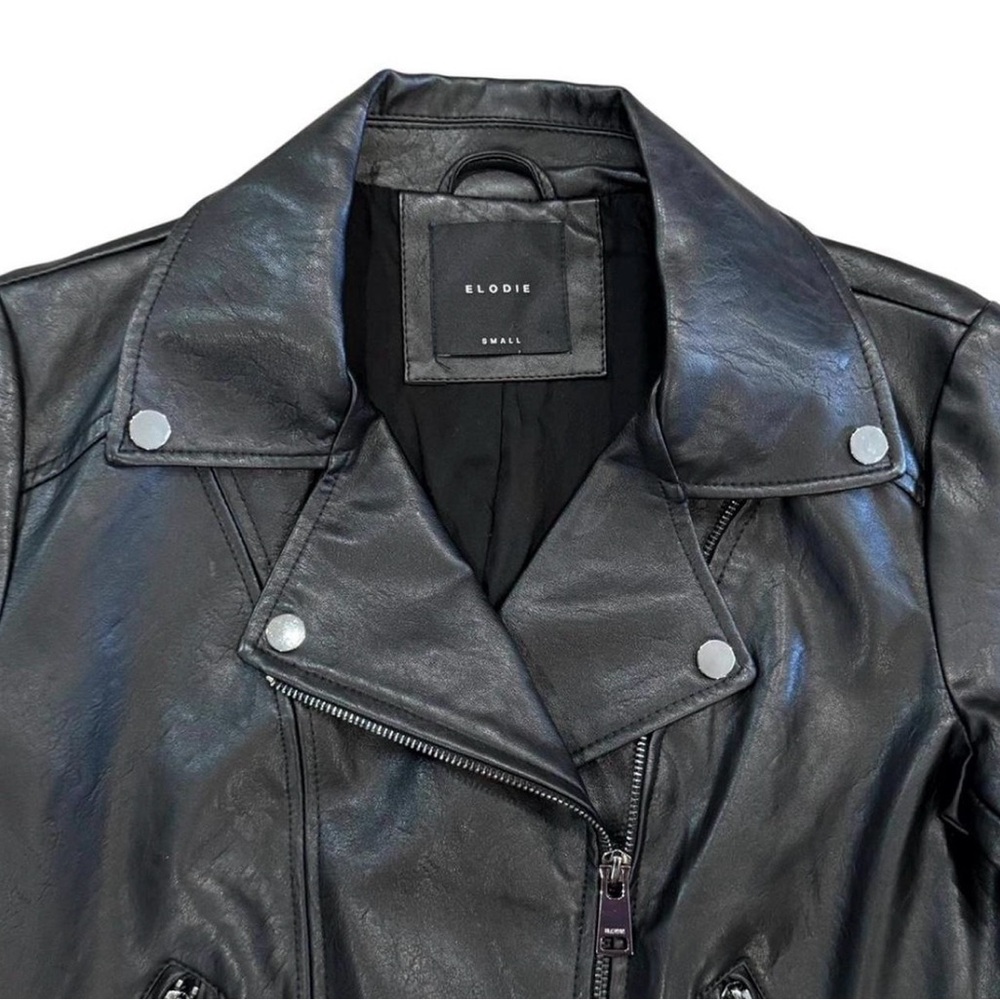 Elodie Women's Sleek Black Leather Jacket